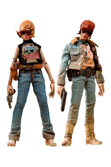 Death Gas Station Series Action Figures Canyon Sisters: Mrs. T & Ms. L 15 cm