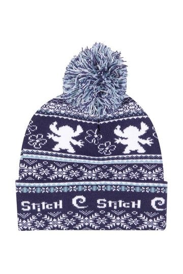Lilo & Stitch Pom-Pom Beanie Fair Isle