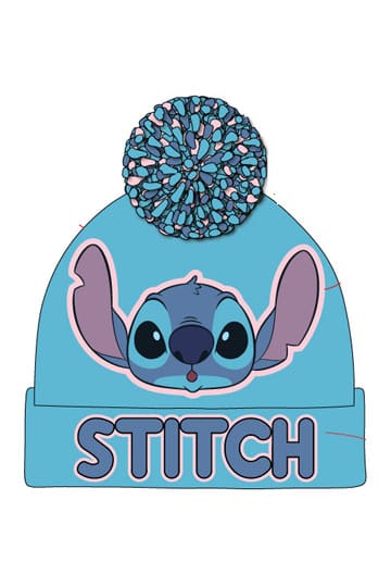 Lilo & Stitch Pom-Pom Beanie Light Blue