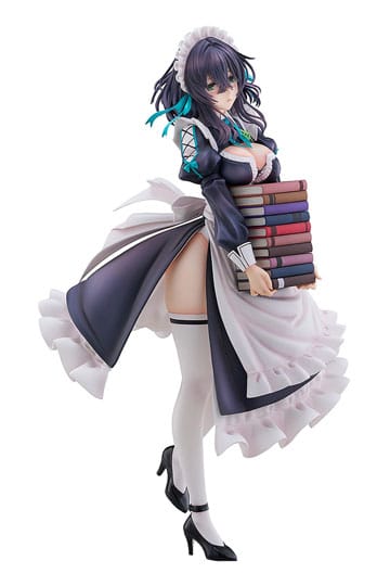 Illustrazione originale Statua in PVC 1/6 Maid Maison Hanikami Kanojo Hikage Chigami Illustrazione di Piromizu 28 cm