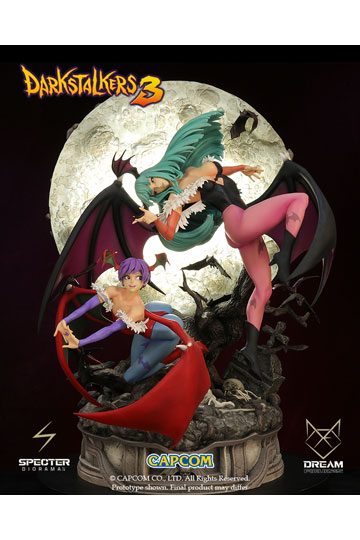 Darkstalkers 3 Specter Diorama 1/6 Morrigan & Lilith 47 cm