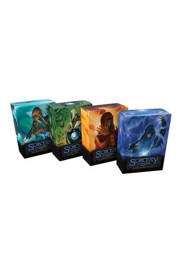 Sorcery: Contested Realm TCG Edición Beta Exhibición de mazos Elemental Precon (4) inglés