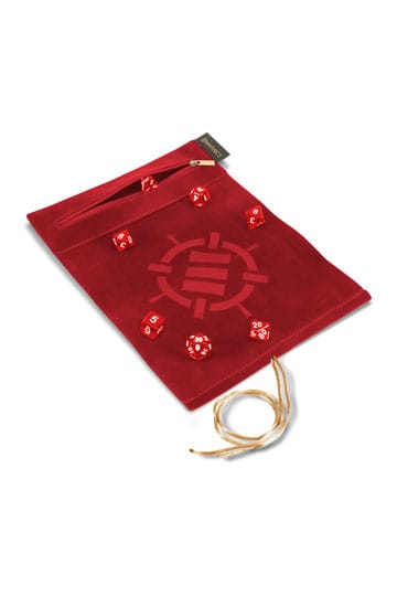 Poboljšajte kotrljanje tableta na vrećici za pomicanje s kockicama crvenom