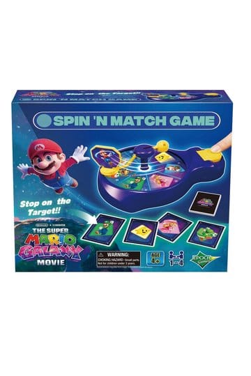 Super Mario game Galaxy Movie Spin'n Match