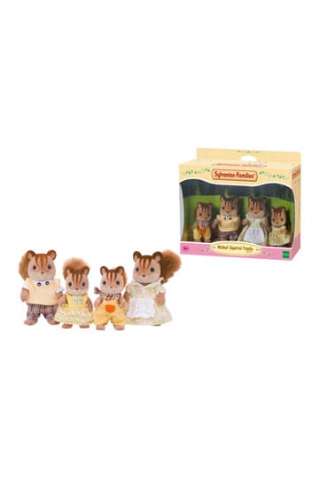 Sylvanian Families: Famiglia Scoiattolo Noce figura 7 cm