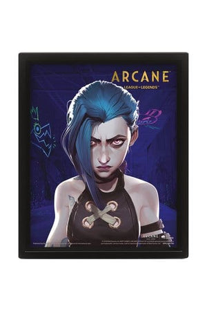 League of Legends Arcane 3D Lenticular Poster Jinx-VI