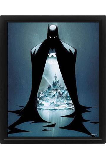 DC Comics 3D Effect Poster Pack Batman Gotham Protector 26 x 20 cm (3)