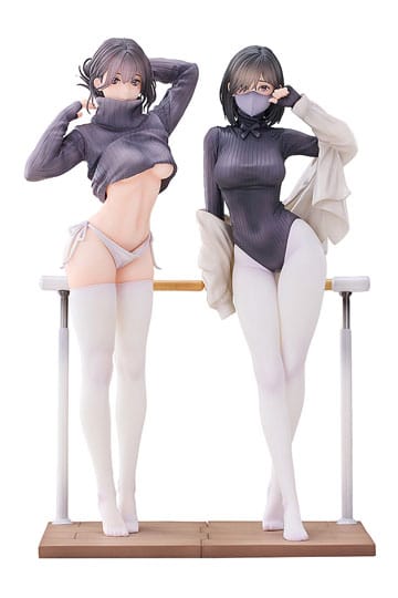 Original karaktärstaty 1/7 gitarr Meimei & Shokyu Senseis danslektion 24 cm