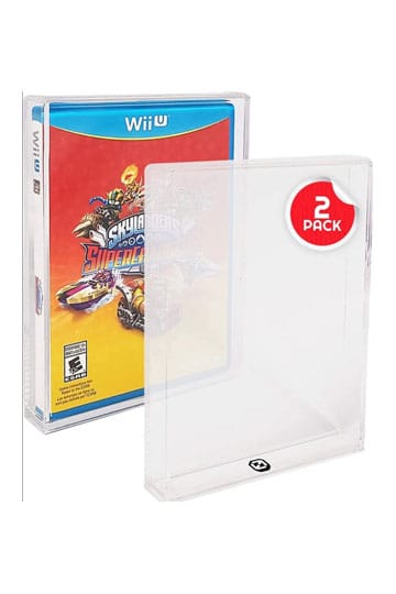 Confezione da 2 custodie in acrilico per DVD/Wii/GameCube/PS2/XboX/Xbox360