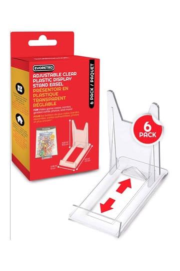 Justerbart staffeli-stativ 6-pack kompatibel med videospilletuier