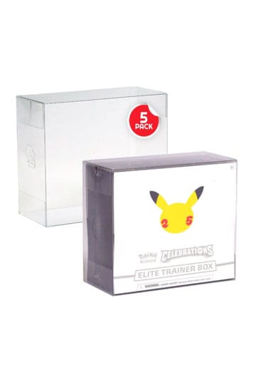 PET-Protektoren 5er-Pack für Booster-Boxen/Elite-Trainer-Boxen Ver. 2