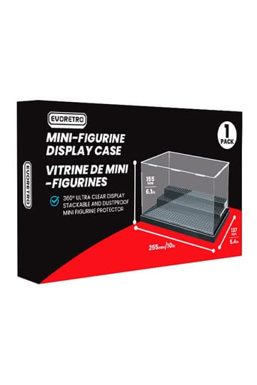 Evoretro Acrylic Display Case for mini figures Small