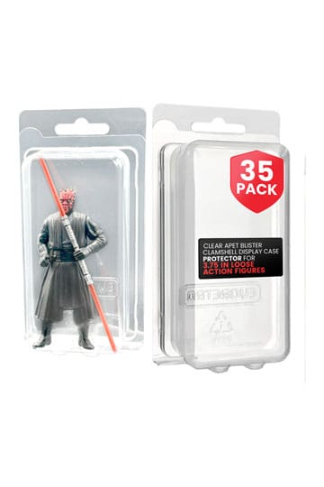 Paket od 35 PET štitnika na preklop za akcijske figure XL