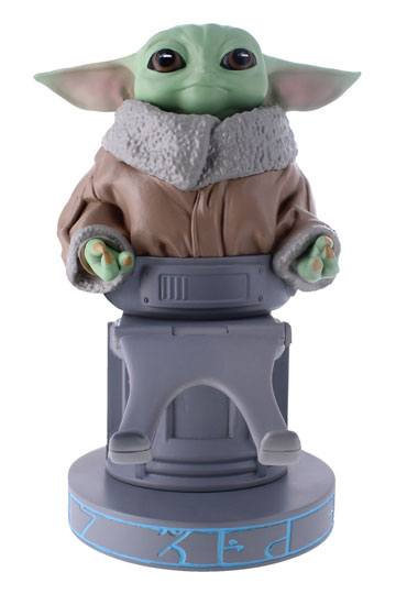 Star Wars De Mandaloriaanse kabeljongens die stand grogu 20 cm laden