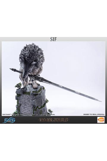 Dark Souls Statue Le grand loup gris SIF 64 cm