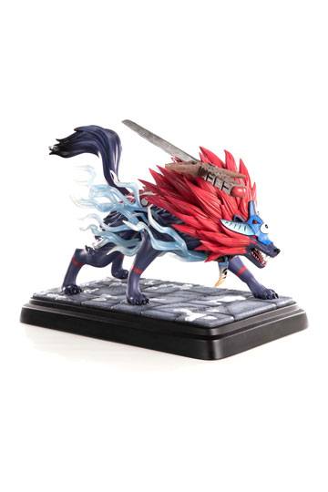 Okami Statue Oki (Wolf Form) 35 cm