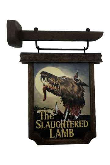 An American Werewolf in London Scaled Prop Replica Pub Sign 6 cm