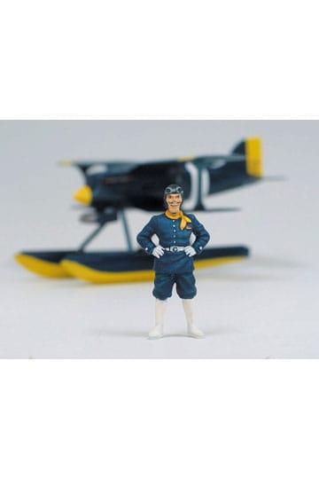 Porco Rosso Modellbausatz mit Figur 1/48 Curtiss R3C-0 Wasserflugzeug & Curtis
