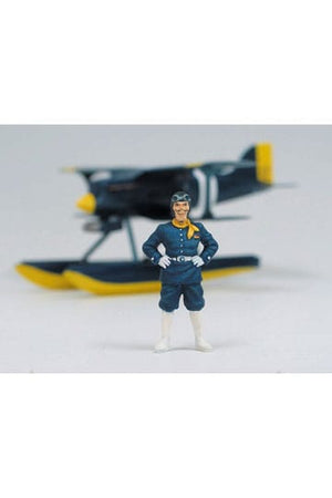 Porco Rosso Modellbausatz mit Figur 1/48 Curtiss R3C-0 Wasserflugzeug & Curtis