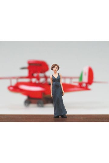 Porco Rosso modellsett med figur 1/48 Savoia S.21F versjon 2 & Gina