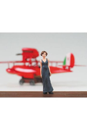 Porco Rosso modellsett med figur 1/48 Savoia S.21F versjon 2 & Gina