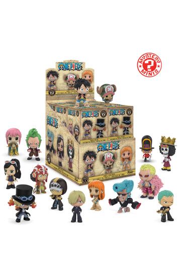 Één stuk mysterie mini -figuren 5 cm display (12)