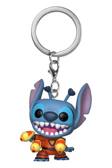 Lilo & Stitch Pop! Vinilni privjesci za ključeve 4 cm ubod w/ blaster zaslon (12)