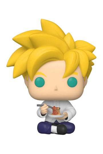 Dragon Ball Z Pop! Animatie Vinyl Figuur Super Saiyan Gohan met noedels 9 cm