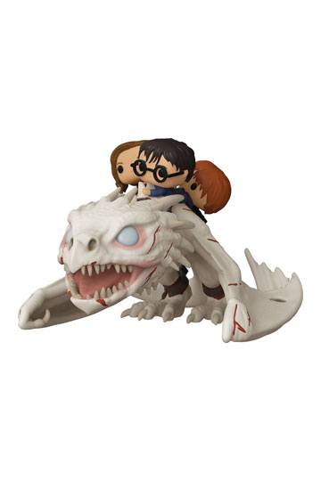 Harry Potter POP! Rides vinylfiguur draak met Harry, Ron en Hermelien 15 cm