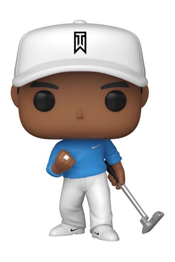 Tiger Woods Pop! Golf Vinyl Figura Tiger Woods (camisa azul) Exclusivo 9 cm