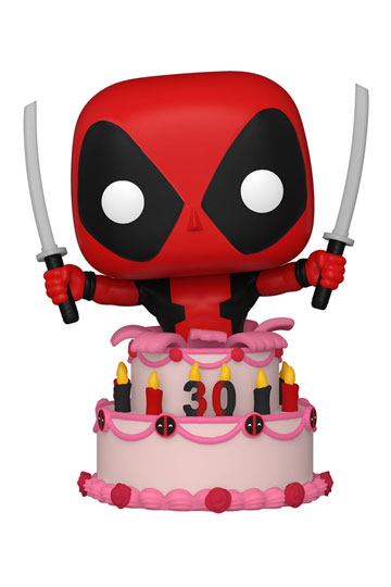 Marvel Deadpool 30th Anniversary POP! Vinyl Figure Deadpool in Cake 9 cm