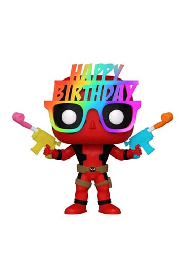 Deadpool POP! Marvel Vinyl Figure 30th Birthday Glasses Deadpool 9 cm