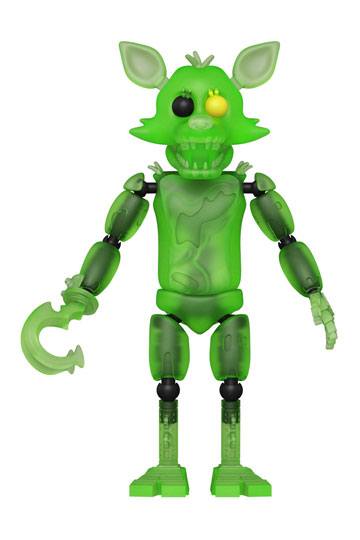 Fem netter på Freddy's Action Figur Radioactive Foxy (GW) 13 cm