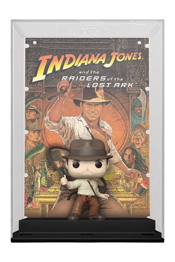 Indiana Jones Pop! Affiche de film et figure Rotla 9 cm