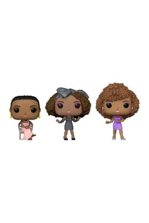 Whitney Houston POP! Icons Figurines en Vinyle 3-Pack Édition Exclusive 9 cm