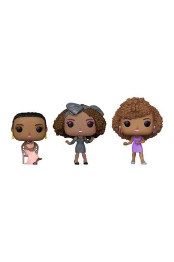 Whitney Houston POP! Icons Vinyl Figures 3-Pack Exclusive Edition 9 cm