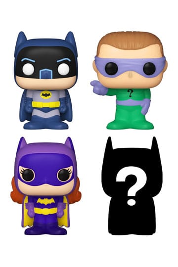 DC Bitty POP! Vinyl Figure 4-Pack Batman Adam West 2,5 cm