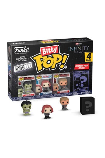 Marvel Bitty POP! Vinyl Figure 4-Pack Hulk 2,5 cm