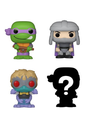 Teenage Mutant Ninja Turtles Bitty Pop! Vinil Şekil 4 Pack Donatello 2,5 cm