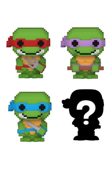 Teenage Mutant Ninja Turtles Bitty Pop! Vinyl Figur 4-pack 8-bit 2,5 cm