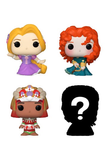 Disney Princesses Bitty Pop! Vinyl Figur 4-pack Rapunzel 2,5 cm