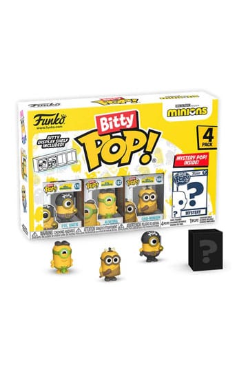 Minions Bitty POP! Vinyl Figure 4-Pack Eye Matie 2,5 cm