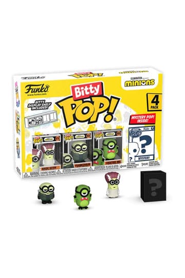 Minions Bitty Pop! Vinile Figura 4 pacchetti Frankenbob 2,5 cm