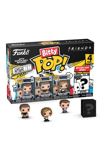 Friends Bitty POP! Vinyl Figure 4-Pack Joey 2,5 cm