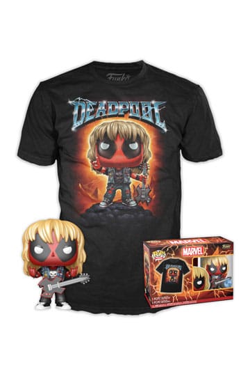 Deadpool POP! & Tee Box Heavy Metal