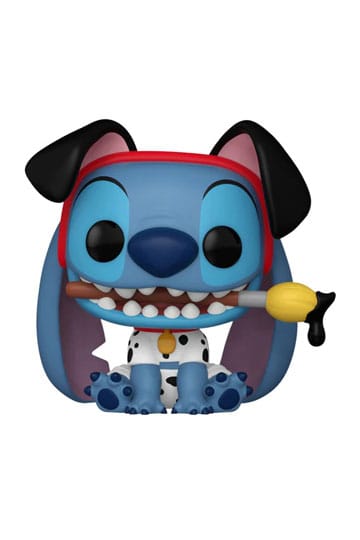 Lilo & Stitch Pop! Disney Vinyl Figur Stitch Costume- 101 Dalmatians Pongo 9 CM