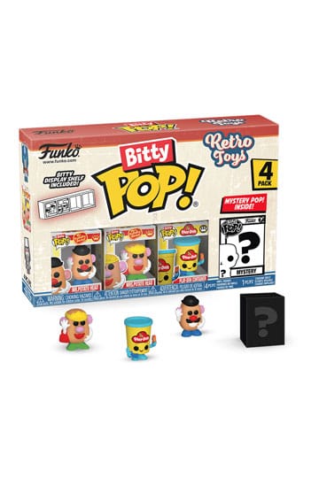 Retro Toys Bitty POP! Vinyl Figure 4-Pack Mr. Potato Head 2,5 cm