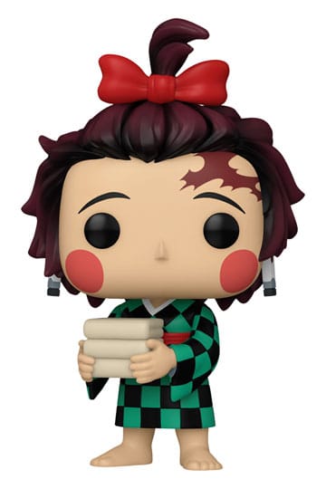 DEMON SLAYER: Kimetsu No Yaiba Pop! Figura di animazione Tanjiro (Kimono) 9 cm