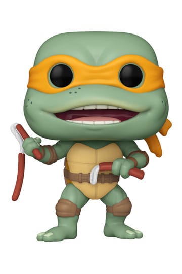 Teenage Mutant Ninja Turtles Pop! Filmler Vinil Figür Michelangelo Sosis Link Nunchucks 9 cm