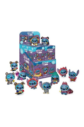 Disney Mystery Mini Figures 5 cm Stitch in Costume Display (12)